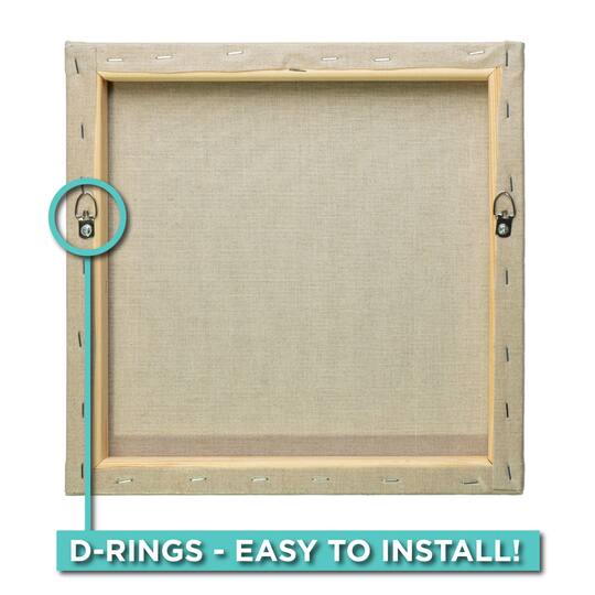 Wexel Art Beige Linen Gesso Primed Canvas